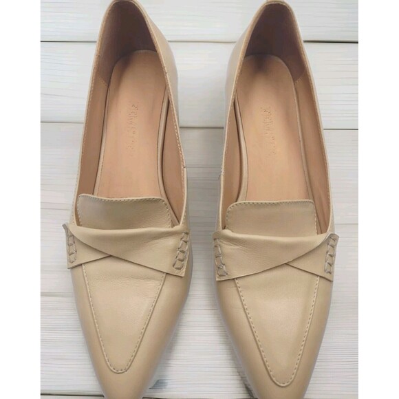 FEMSTEP Women's Loafer Shoes Tan Slip On Matte Leather New Sz 8 - Picture 6 of 12